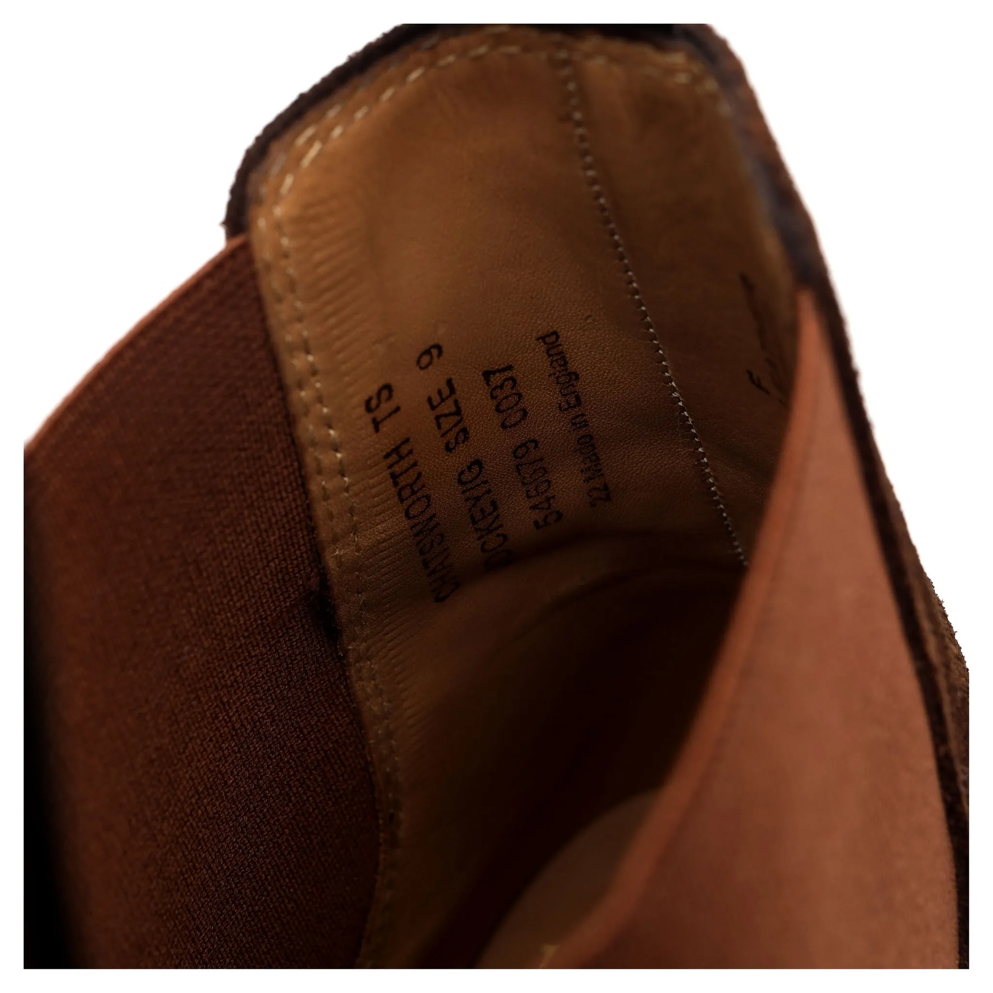 1880 'Chatsworth' Brown Suede Chelsea Boots UK 9 G