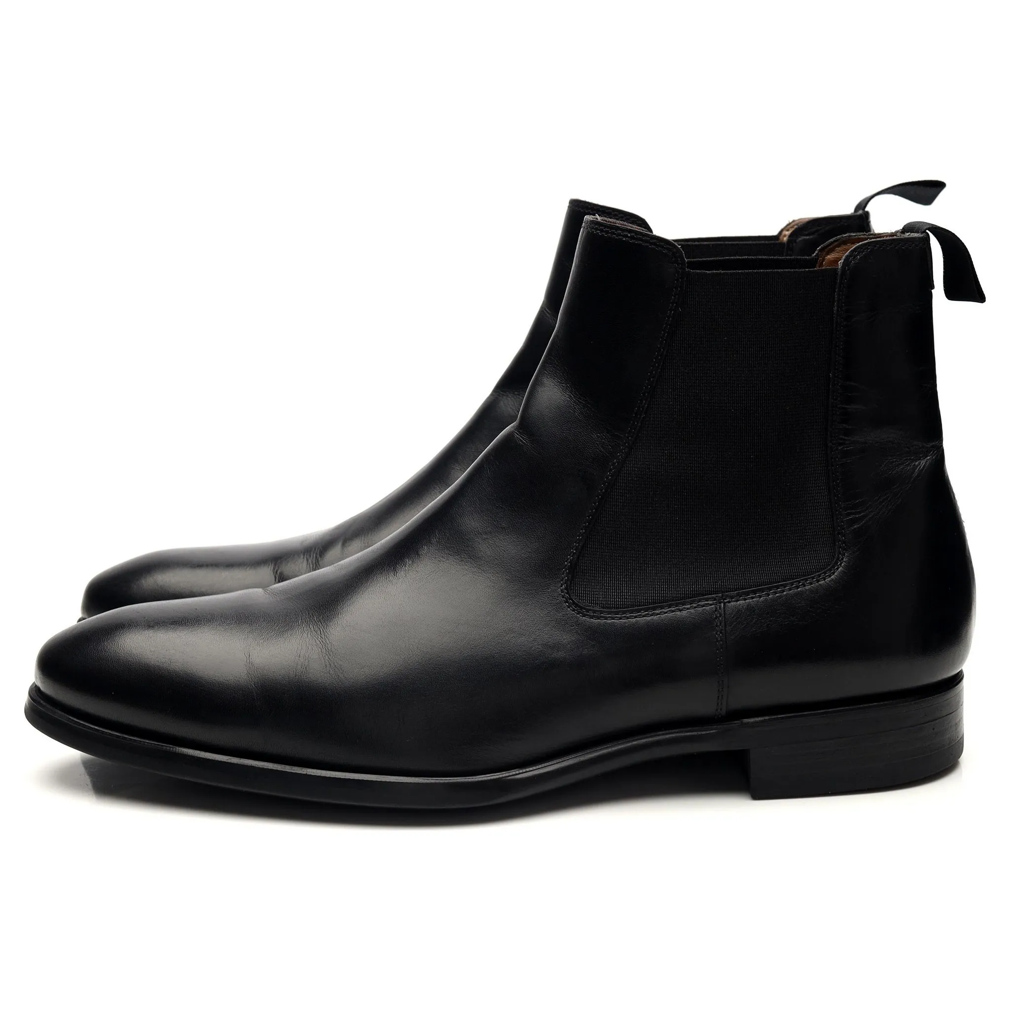 '21248' Black Leather Chelsea Boots UK 7 EU 41