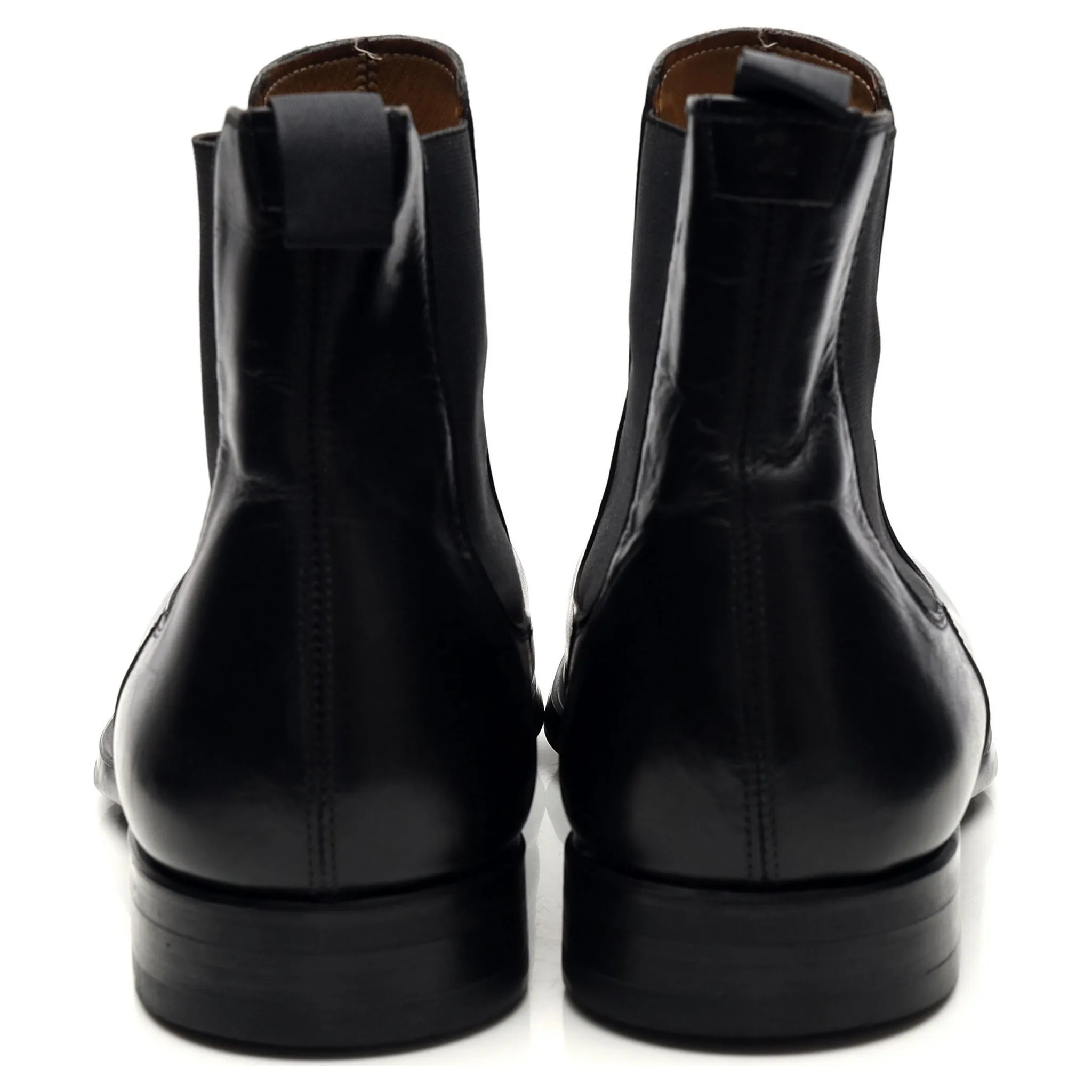 '21248' Black Leather Chelsea Boots UK 7 EU 41