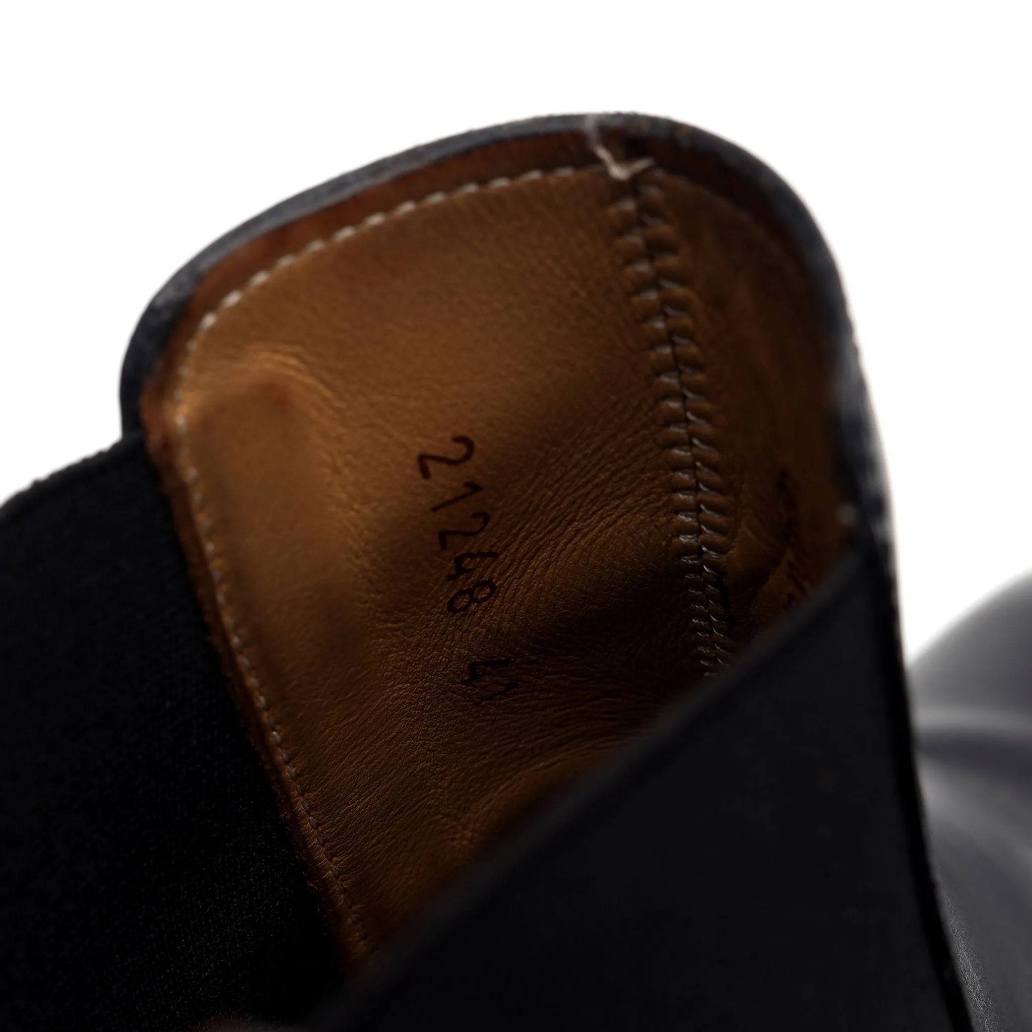 '21248' Black Leather Chelsea Boots UK 7 EU 41