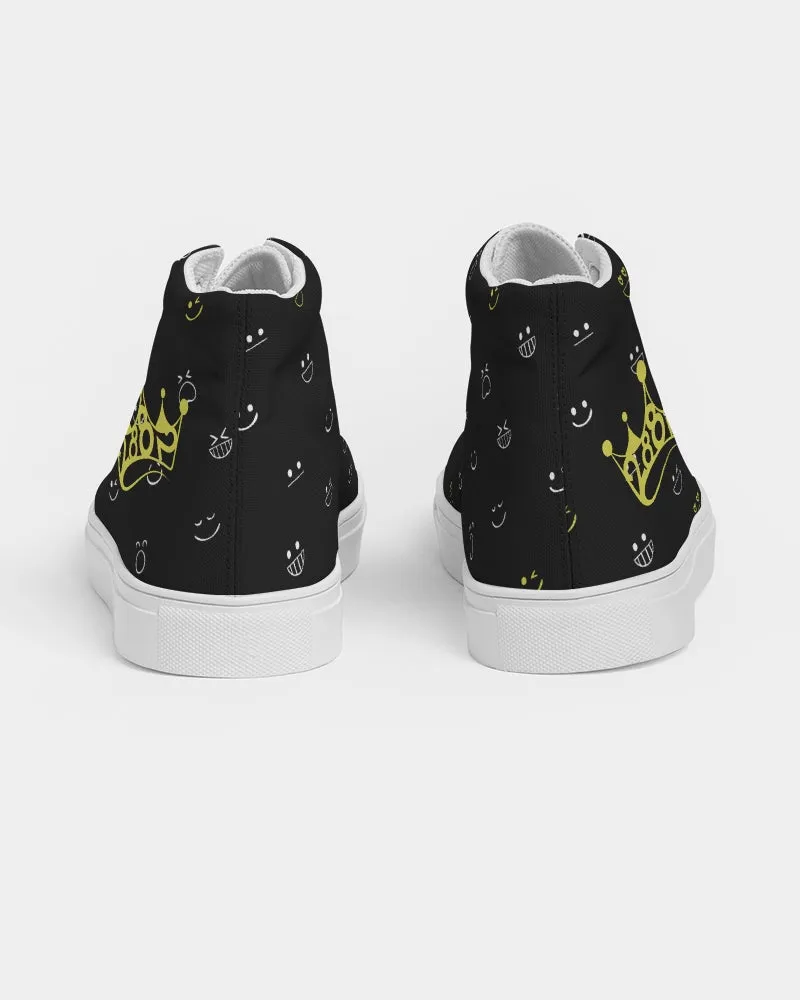 2882Sport™ Fit My Mood: Winky Face Men's Hightop Canvas Shoe