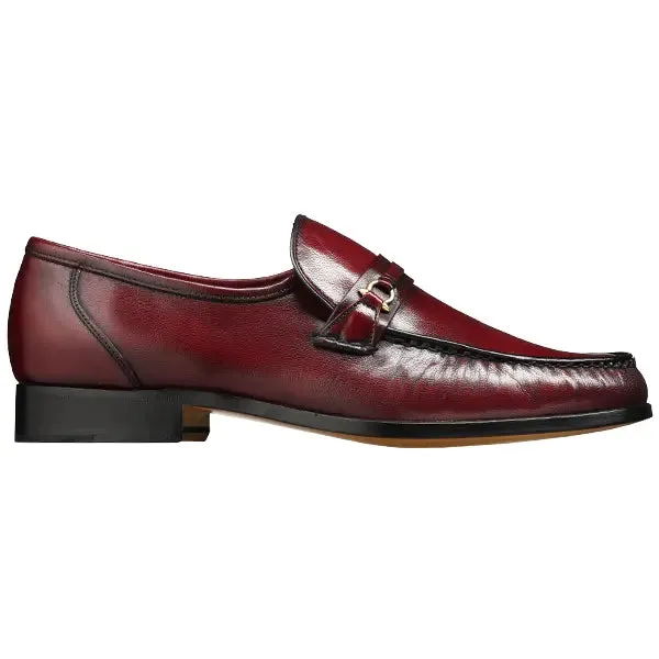 40% OFF BARKER Wade Shoes - Mens Moccasins - Burgundy Kid size: UK 8.5