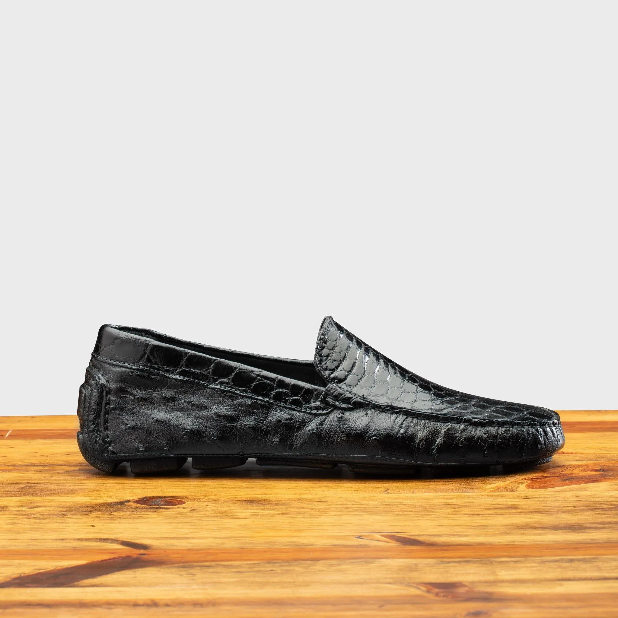 8675 Calzoleria Toscana Men's Ostrich Driver