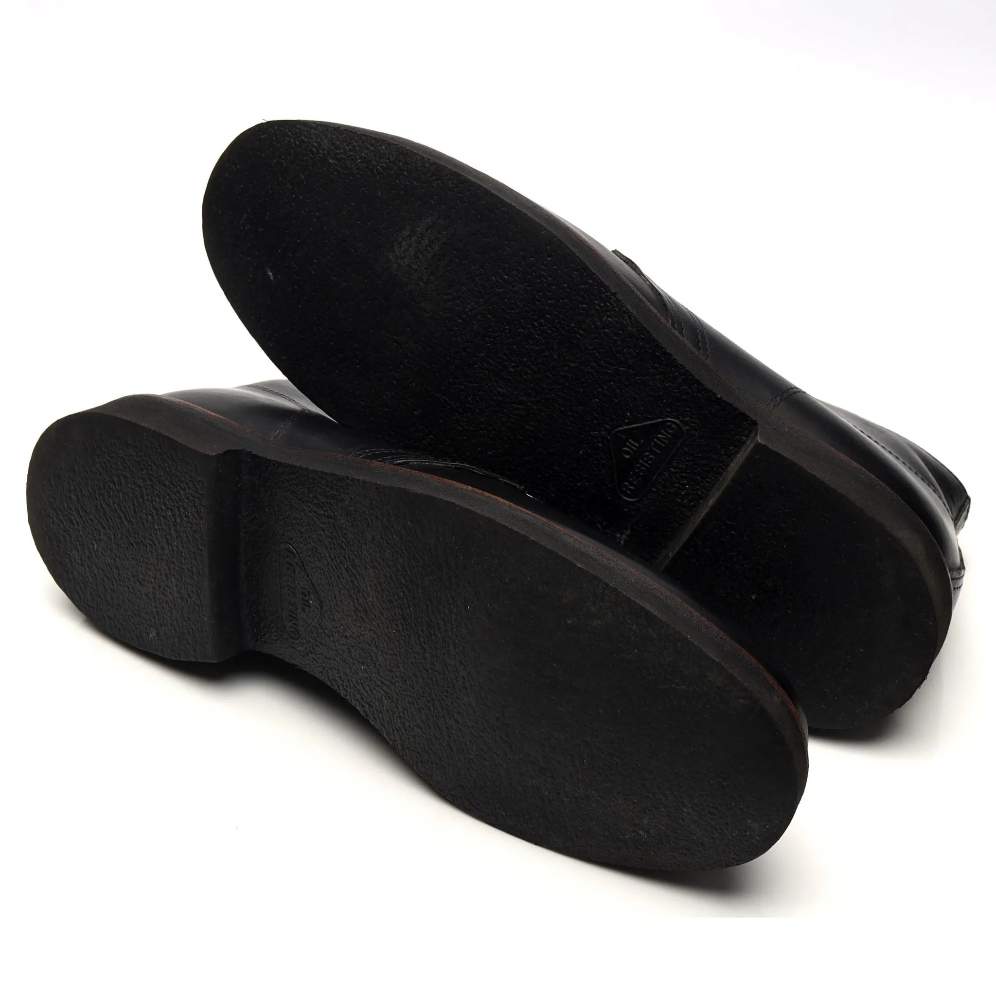 '9216' Black Leather Foreman Chukka Boots UK 8.5 US 9.5 D