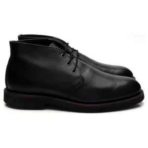 '9216' Black Leather Foreman Chukka Boots UK 8.5 US 9.5 D