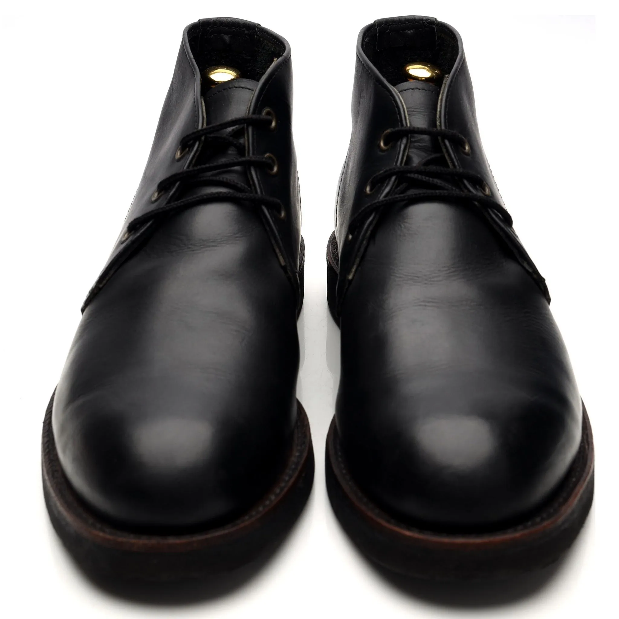 '9216' Black Leather Foreman Chukka Boots UK 8.5 US 9.5 D