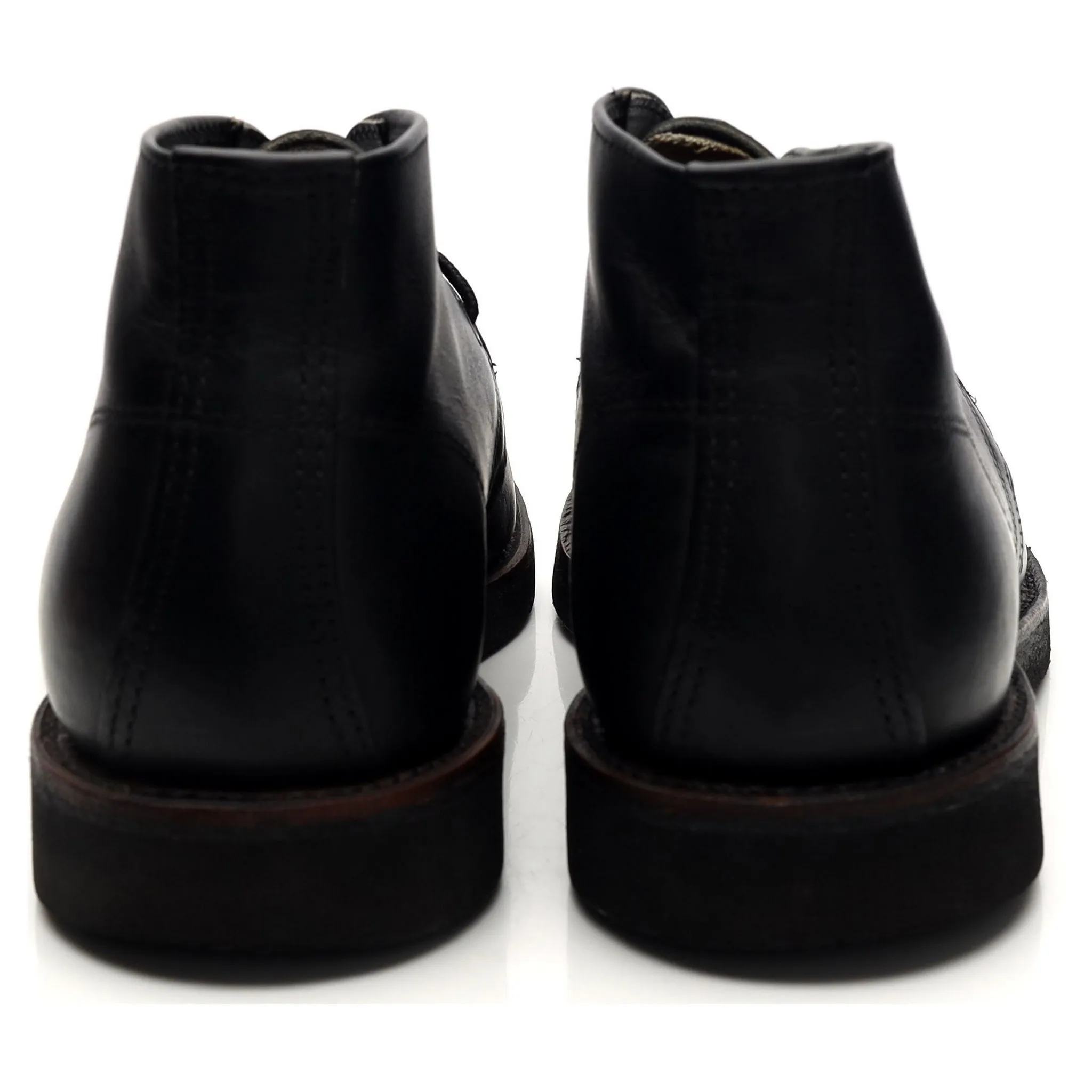'9216' Black Leather Foreman Chukka Boots UK 8.5 US 9.5 D