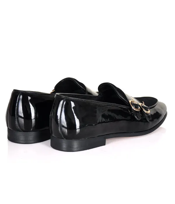 Aldo Patent Black Leather Shoes