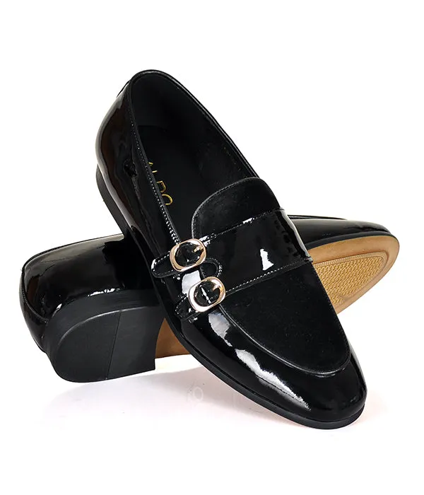 Aldo Patent Black Leather Shoes