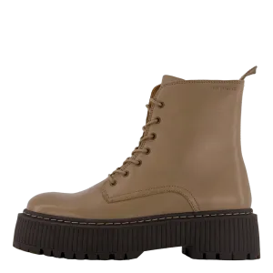 Alina Laced Boots Taupe
