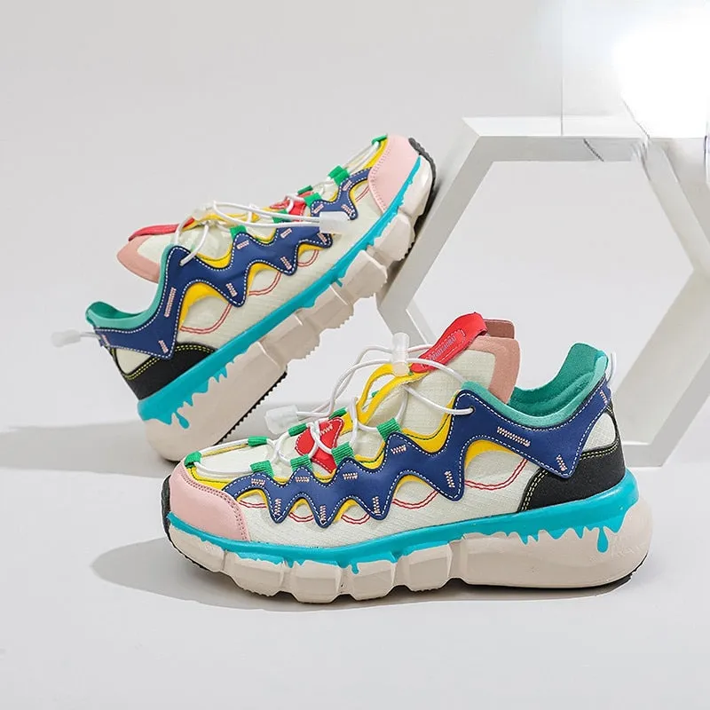 Alma Waffle Waves Sneakers - 3 Colors