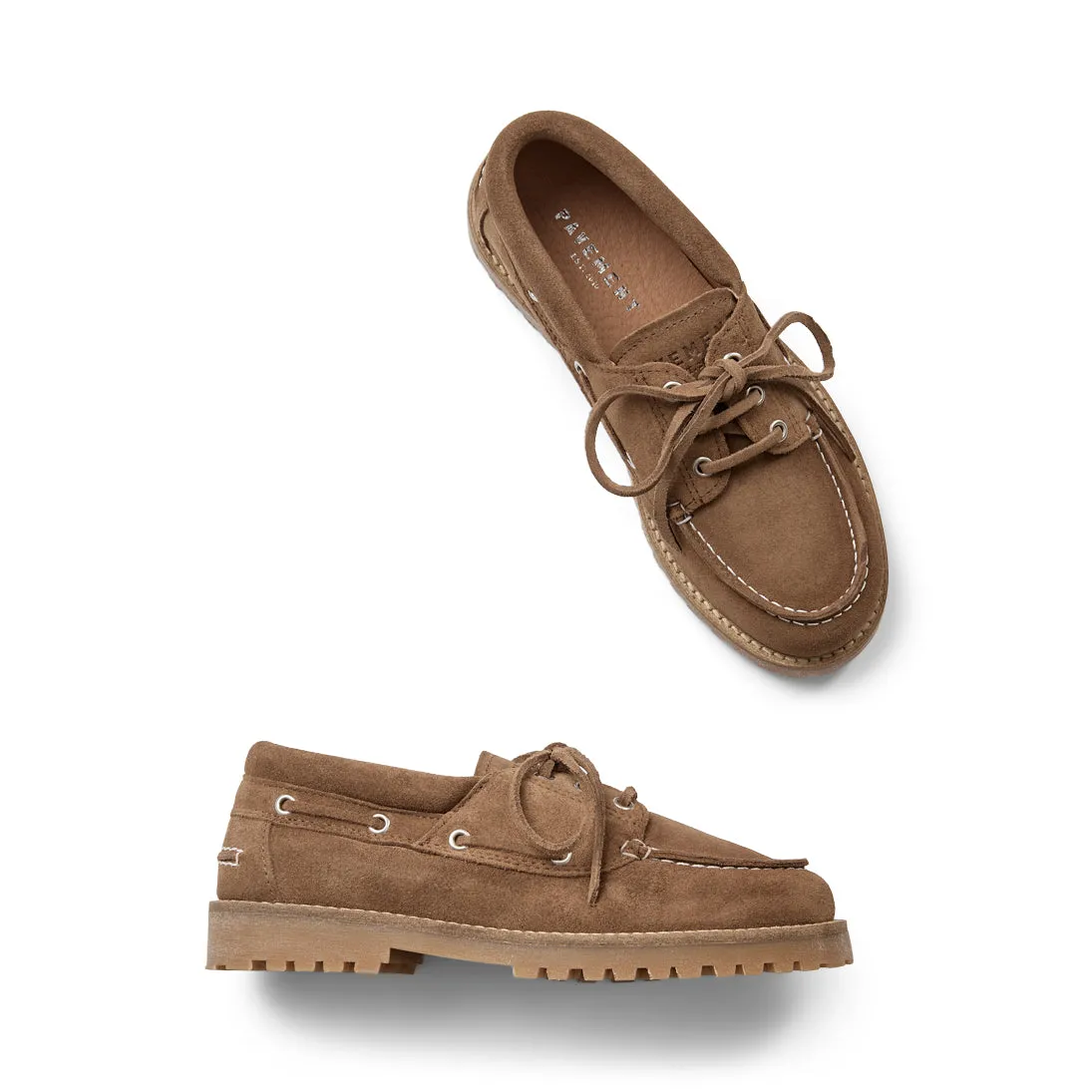 Alvina - Taupe suede