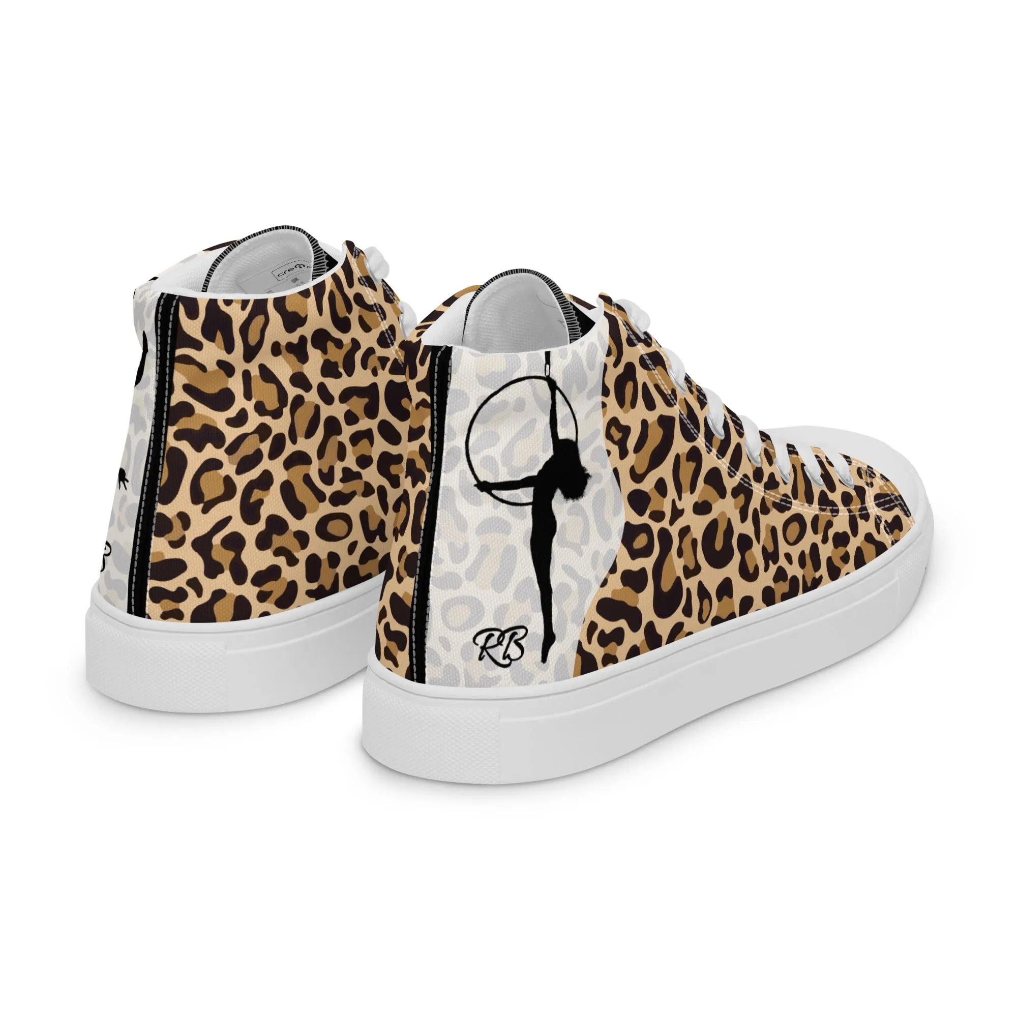 Animal Pattern Customised Business Women's High Top Custom Sneakers