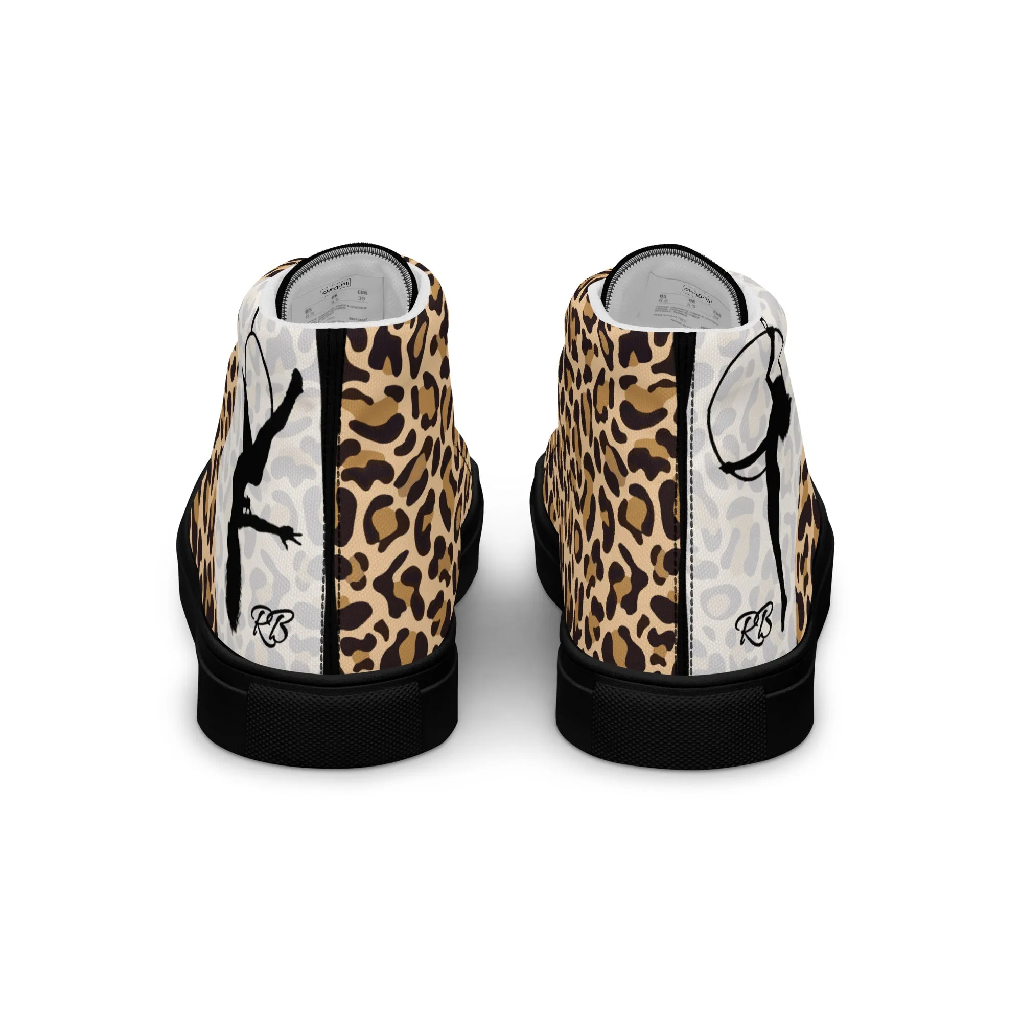 Animal Pattern Customised Business Women's High Top Custom Sneakers