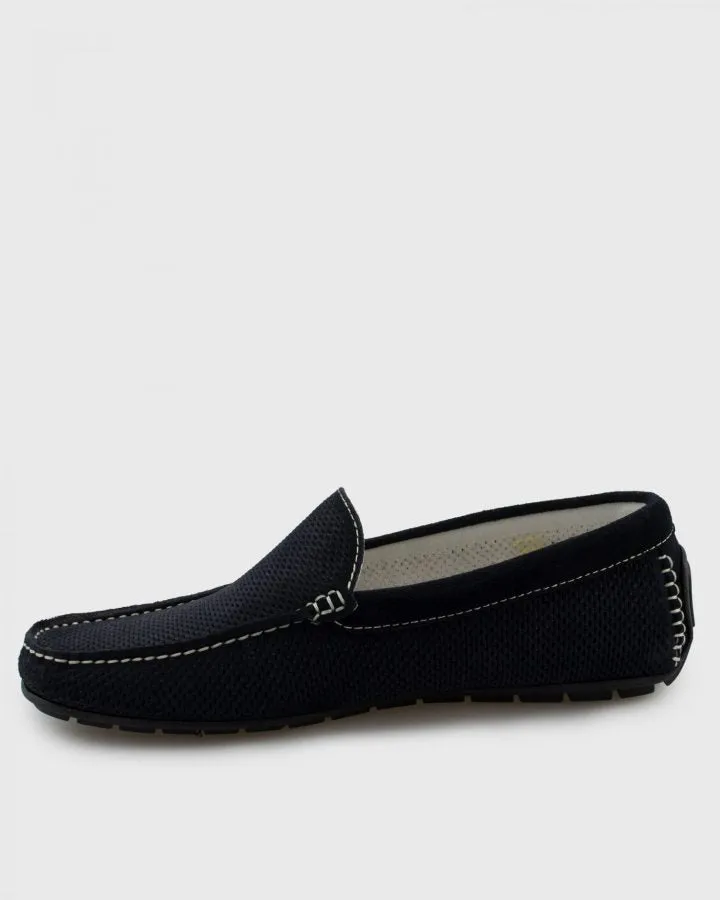 ANTICA CALZOLERIA 801-C NAVY SUEDE DRIVING SHOE