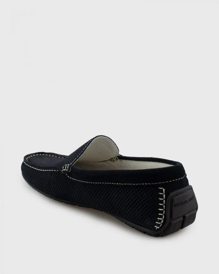 ANTICA CALZOLERIA 801-C NAVY SUEDE DRIVING SHOE