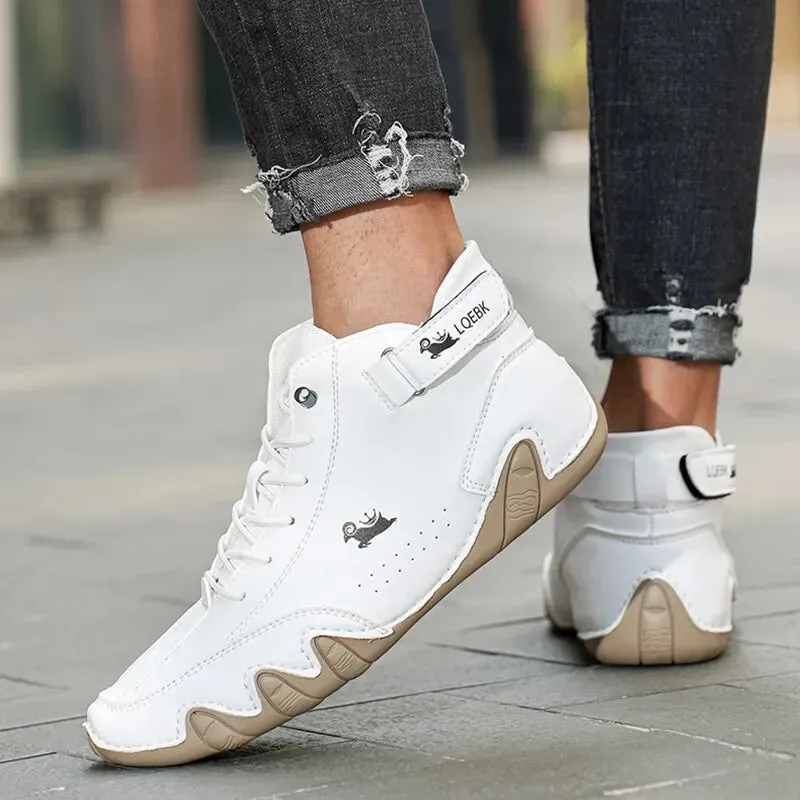 ApexStep Leder-Ankle Boots für Herren