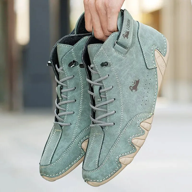 ApexStep Leder-Ankle Boots für Herren