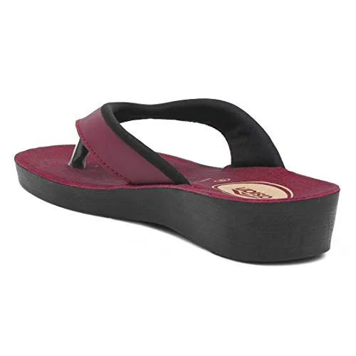 Asian PF-204 girls shoes for women | ladies chappal for women stylish | New fashion latest design flat heels slippers for women | Perfect for daily wear walking uk-6