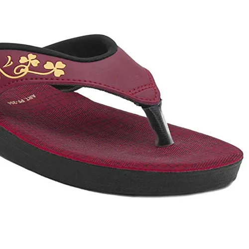 Asian PF-204 girls shoes for women | ladies chappal for women stylish | New fashion latest design flat heels slippers for women | Perfect for daily wear walking uk-6