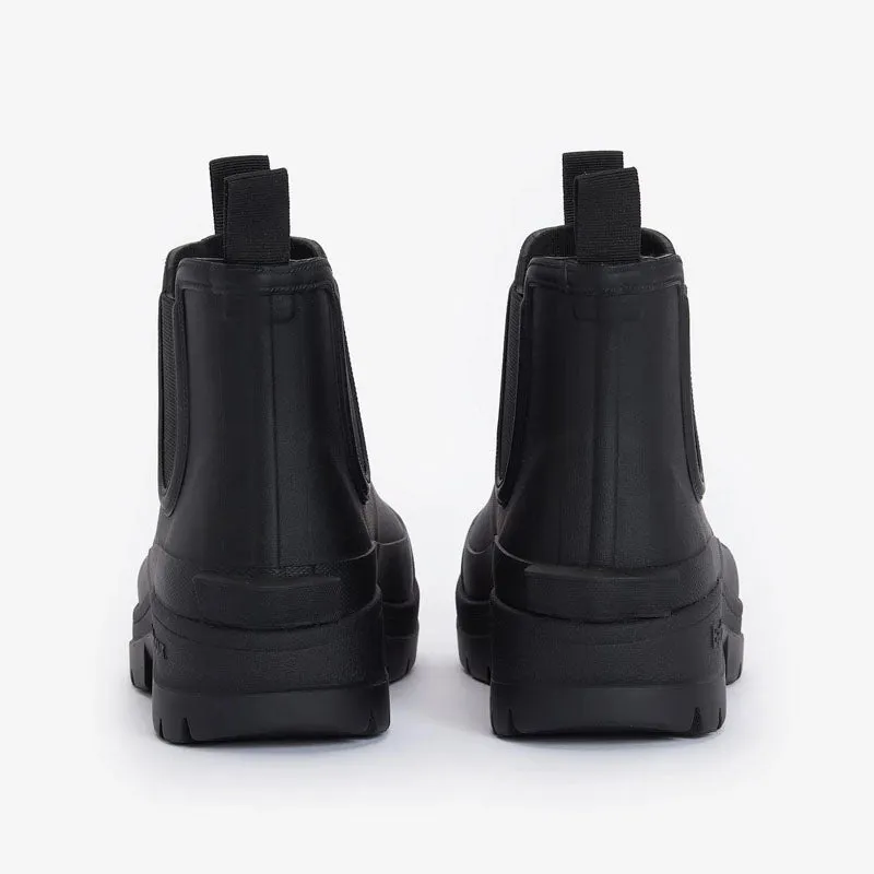 BARBOUR Womens Nimbus Chelsea Welly Boots in Black