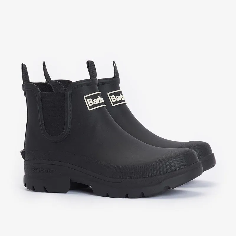BARBOUR Womens Nimbus Chelsea Welly Boots in Black
