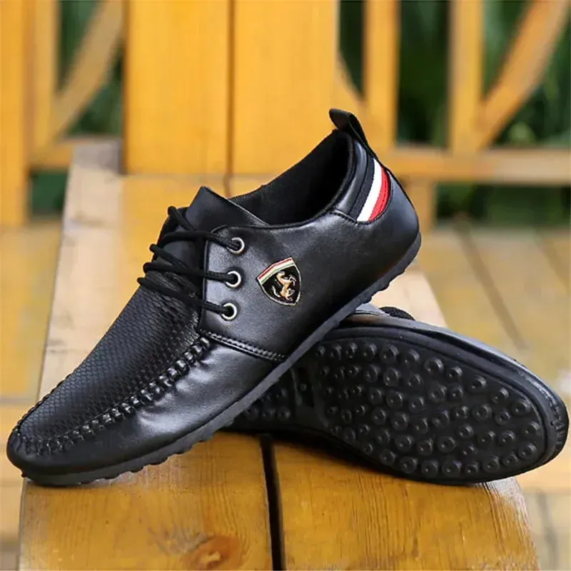 Baskets cuir luxe automobile FERRARI / Leather Shoes for Men Casual Loafers Moccasins High Quality Shoes Male Lightweight Driving Footwear 2023 Zapatillas Hombre Male