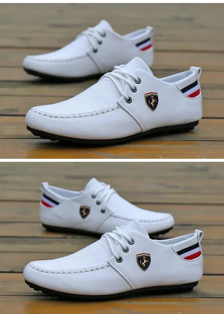 Baskets cuir luxe automobile FERRARI / Leather Shoes for Men Casual Loafers Moccasins High Quality Shoes Male Lightweight Driving Footwear 2023 Zapatillas Hombre Male