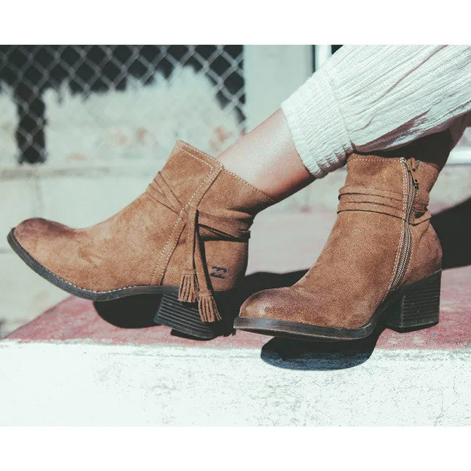 Billabong Wrap Around Booties | Chestnut