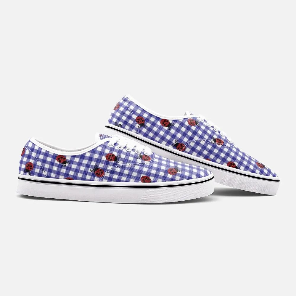BirdGirls Ladybug Unisex Canvas Shoes Fashion Low Cut Loafer Sneakers