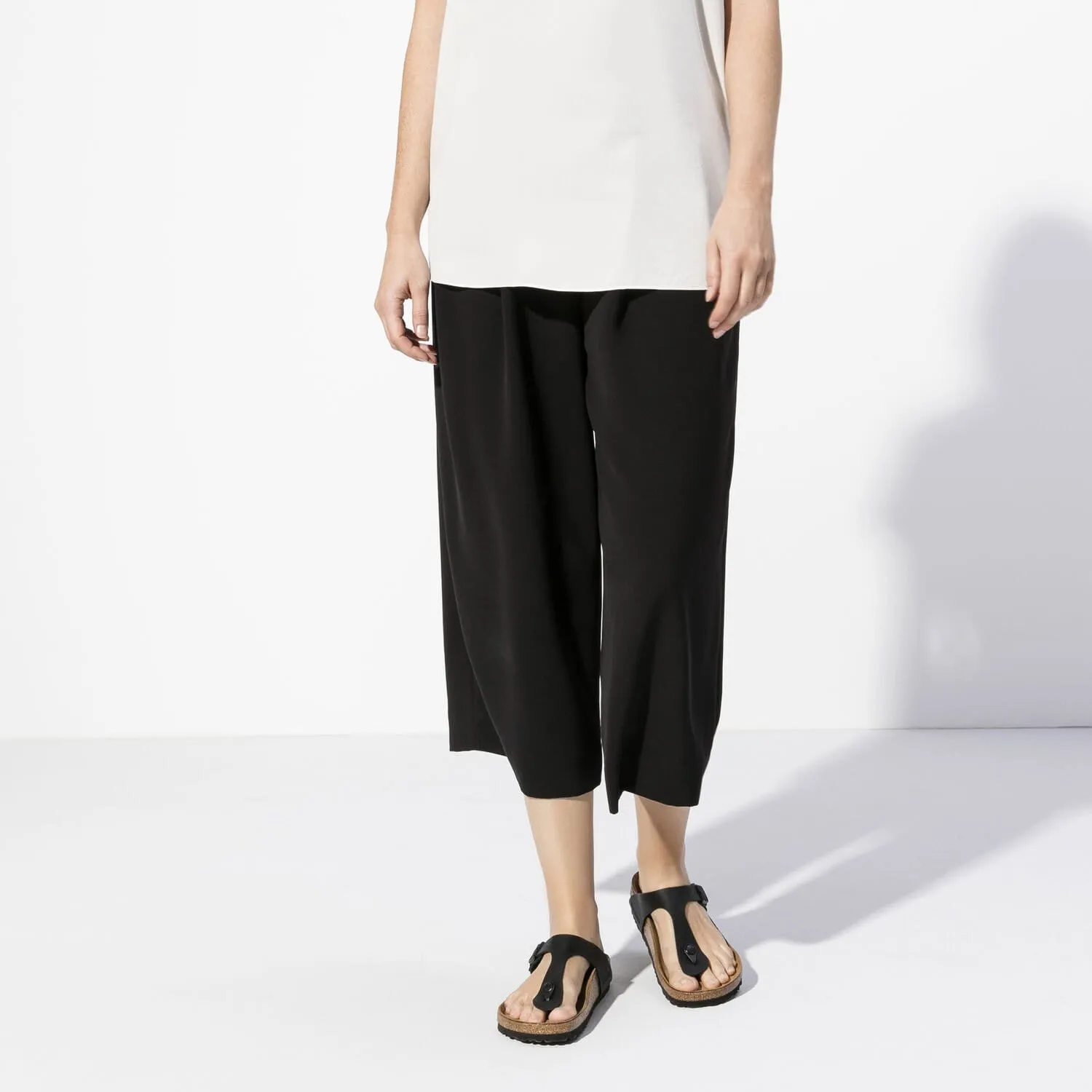 Birkenstock Gizeh Black Birko-Flor Sandals - Regular