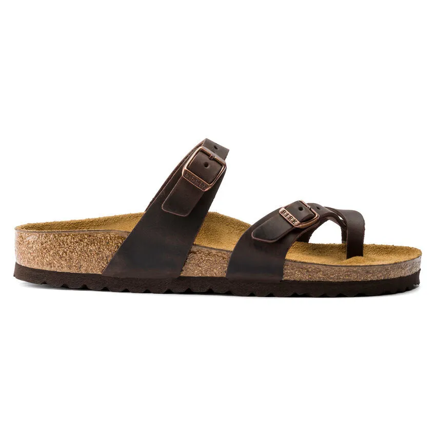 BIRKENSTOCK LADIES MAYARI OILED LEATHER - HABANA
