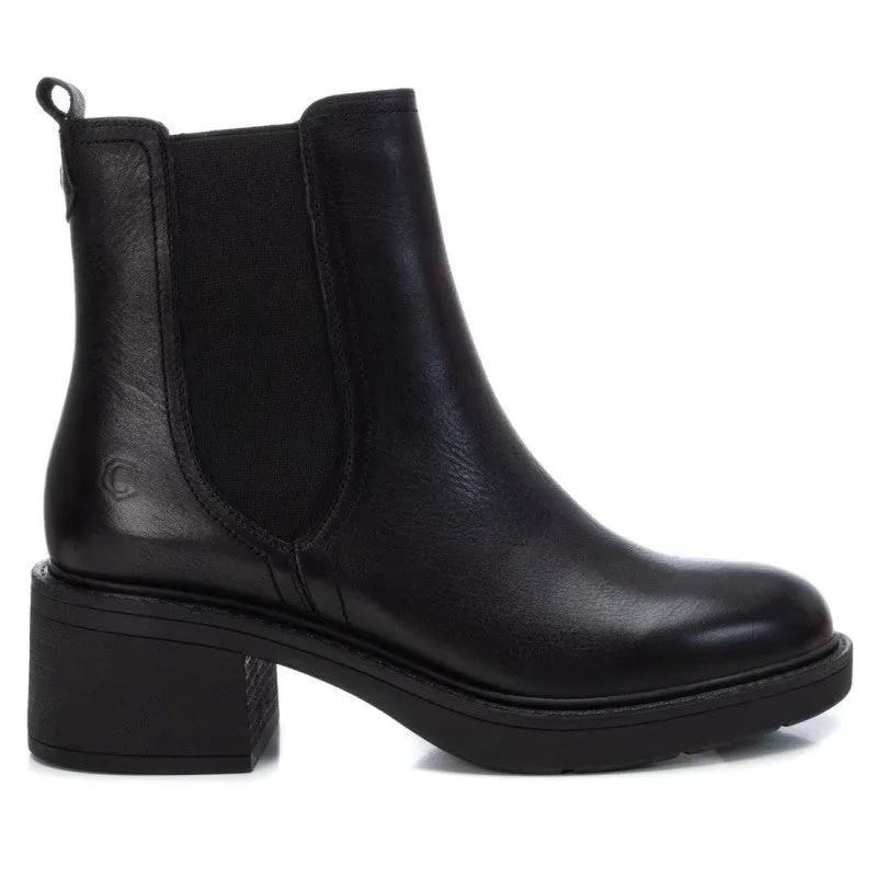 Black Leather Chelsea Boot