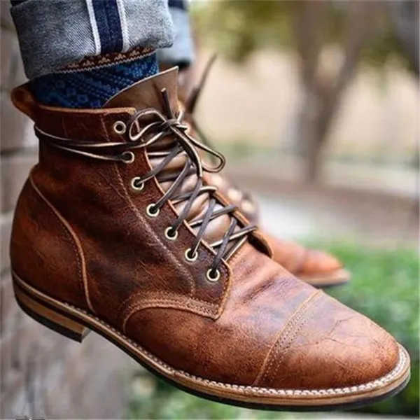BoldStride | Herren Premium Lederboots | Stilvoll und Langlebig