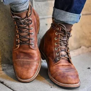 BoldStride | Herren Premium Lederboots | Stilvoll und Langlebig