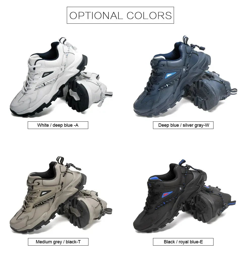 BONA 2022 Fashion Leather Breathable Casual Sneakers