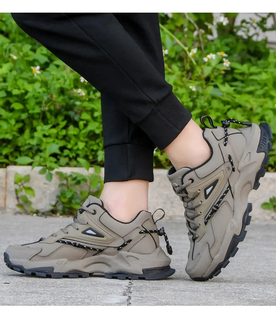 BONA 2022 Fashion Leather Breathable Casual Sneakers