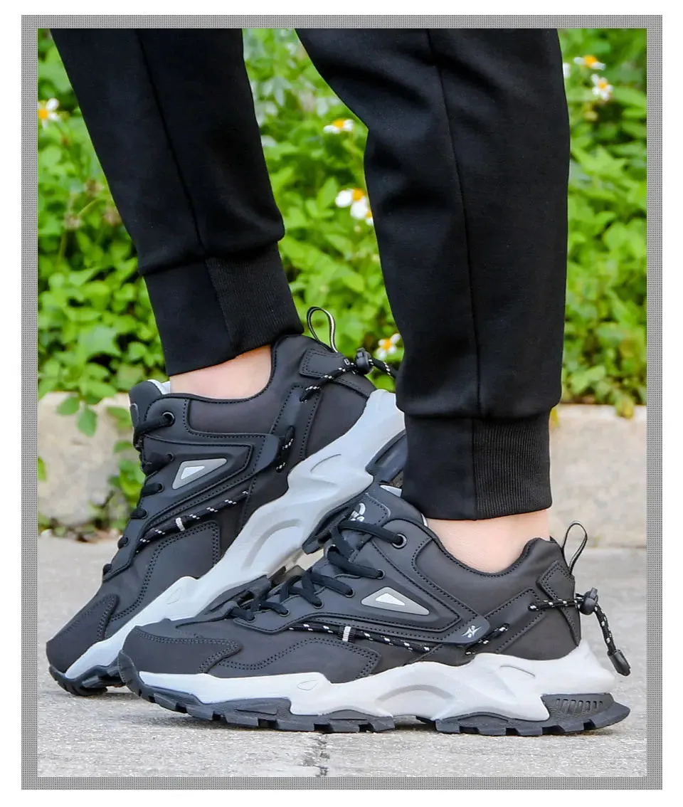 BONA 2022 Fashion Leather Breathable Casual Sneakers