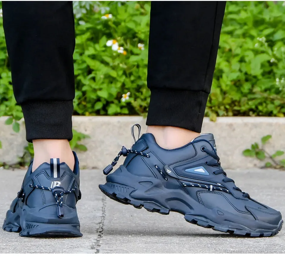 BONA 2022 Fashion Leather Breathable Casual Sneakers