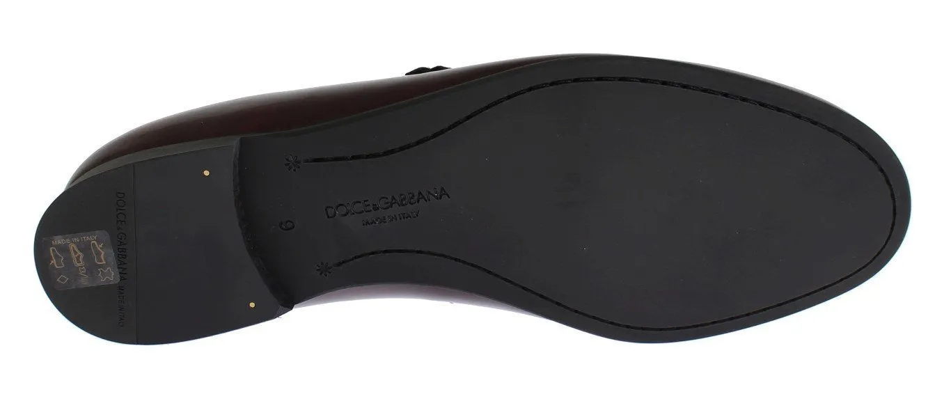 Bordeaux Patent Leather Dress Loafers