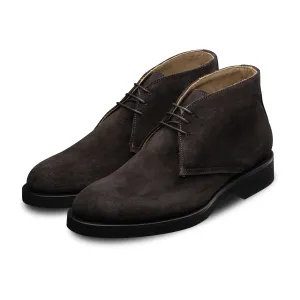 Bottines Chukka Saul 376 veau velours marron