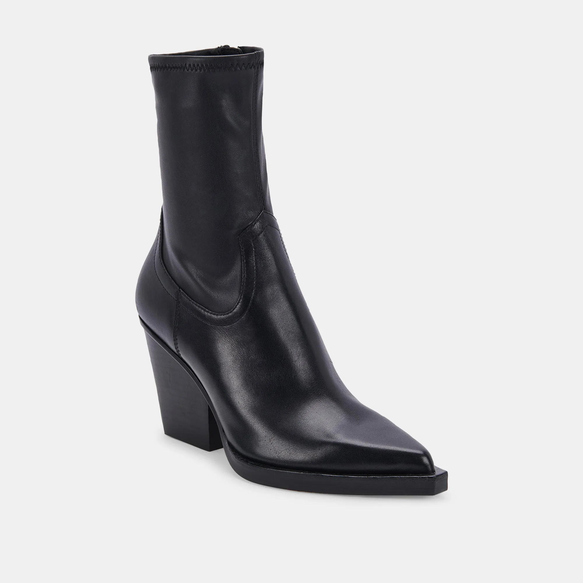 BOYD BOOTS BLACK LEATHER