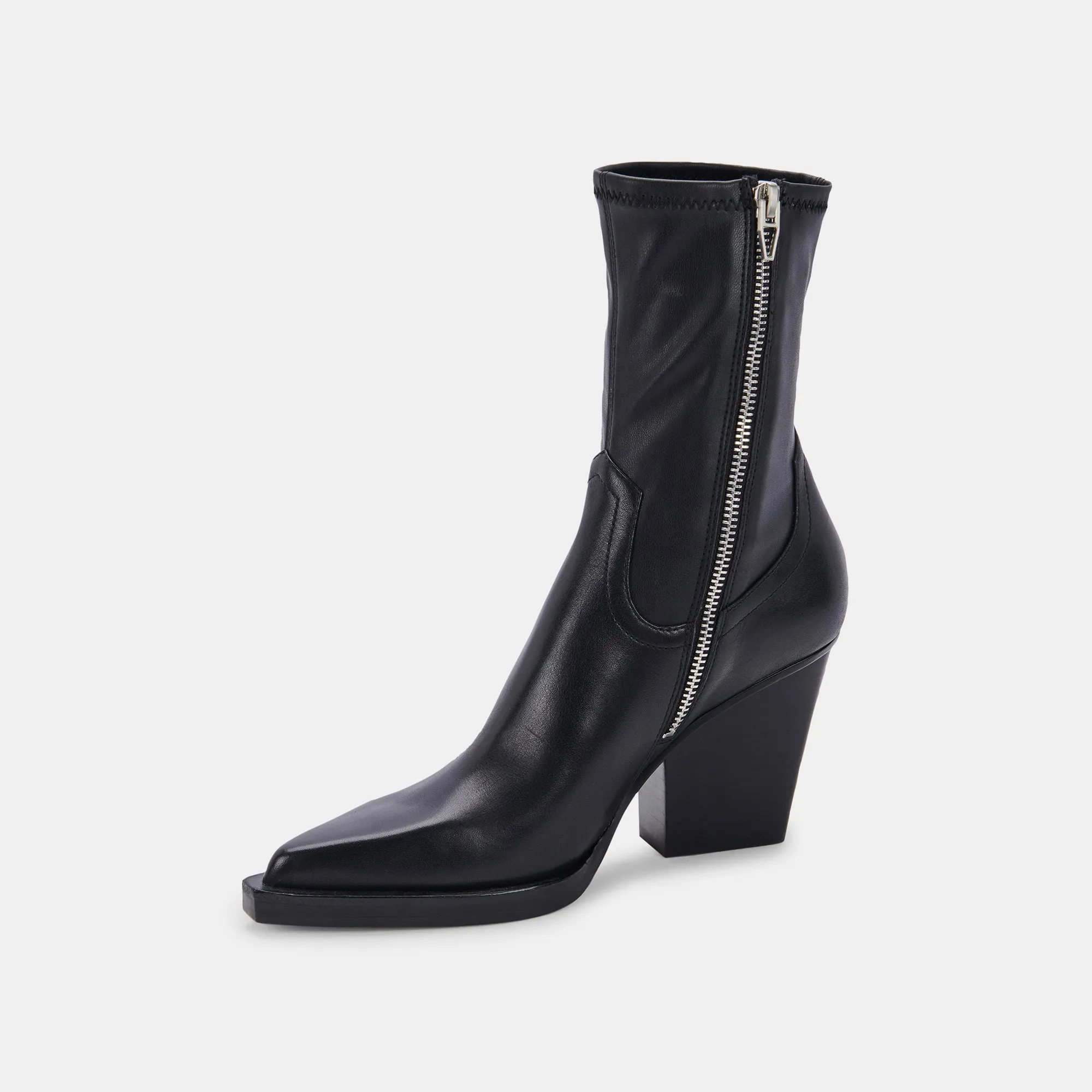 BOYD BOOTS BLACK LEATHER
