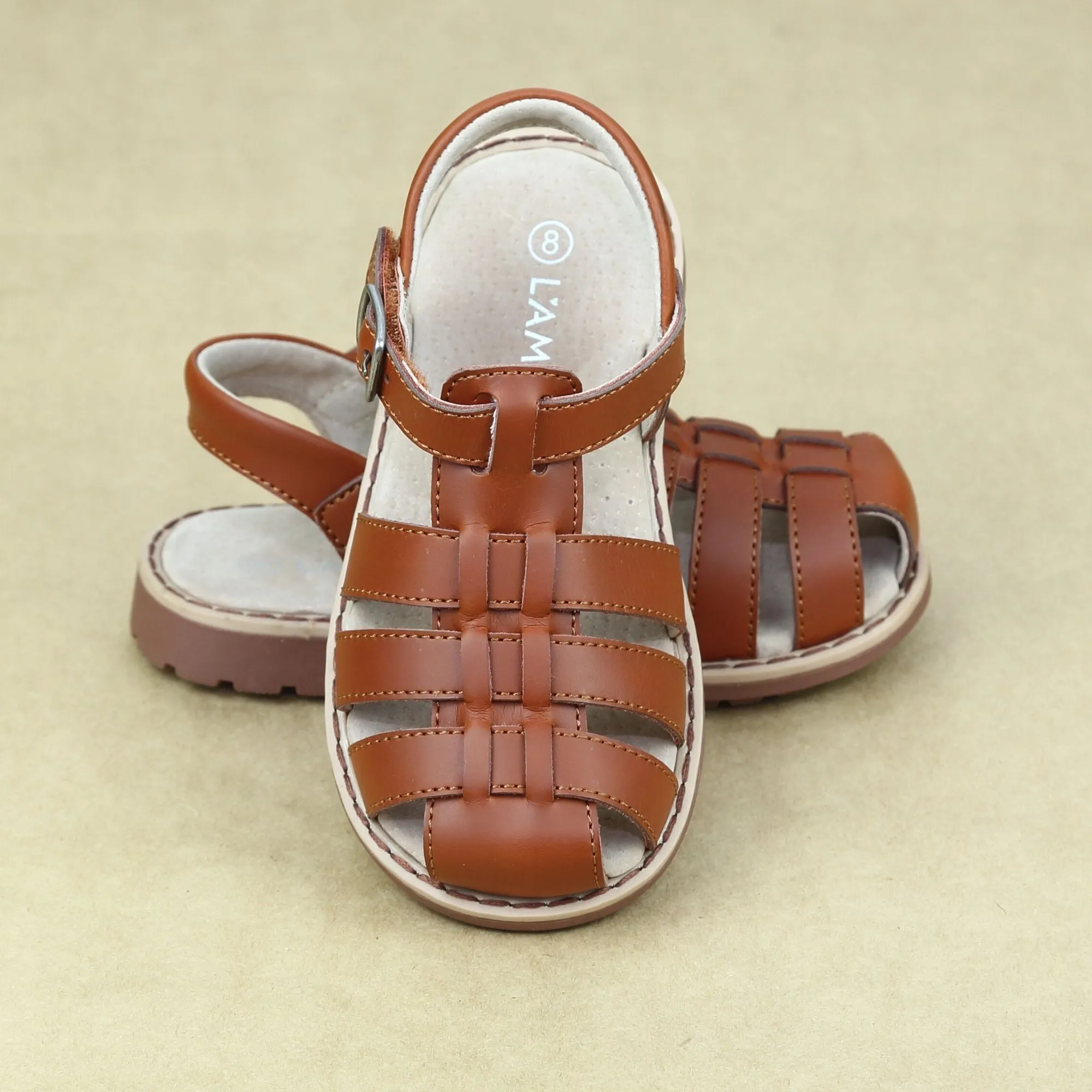 Boys Emerson Classic Leather Fisherman Sandal