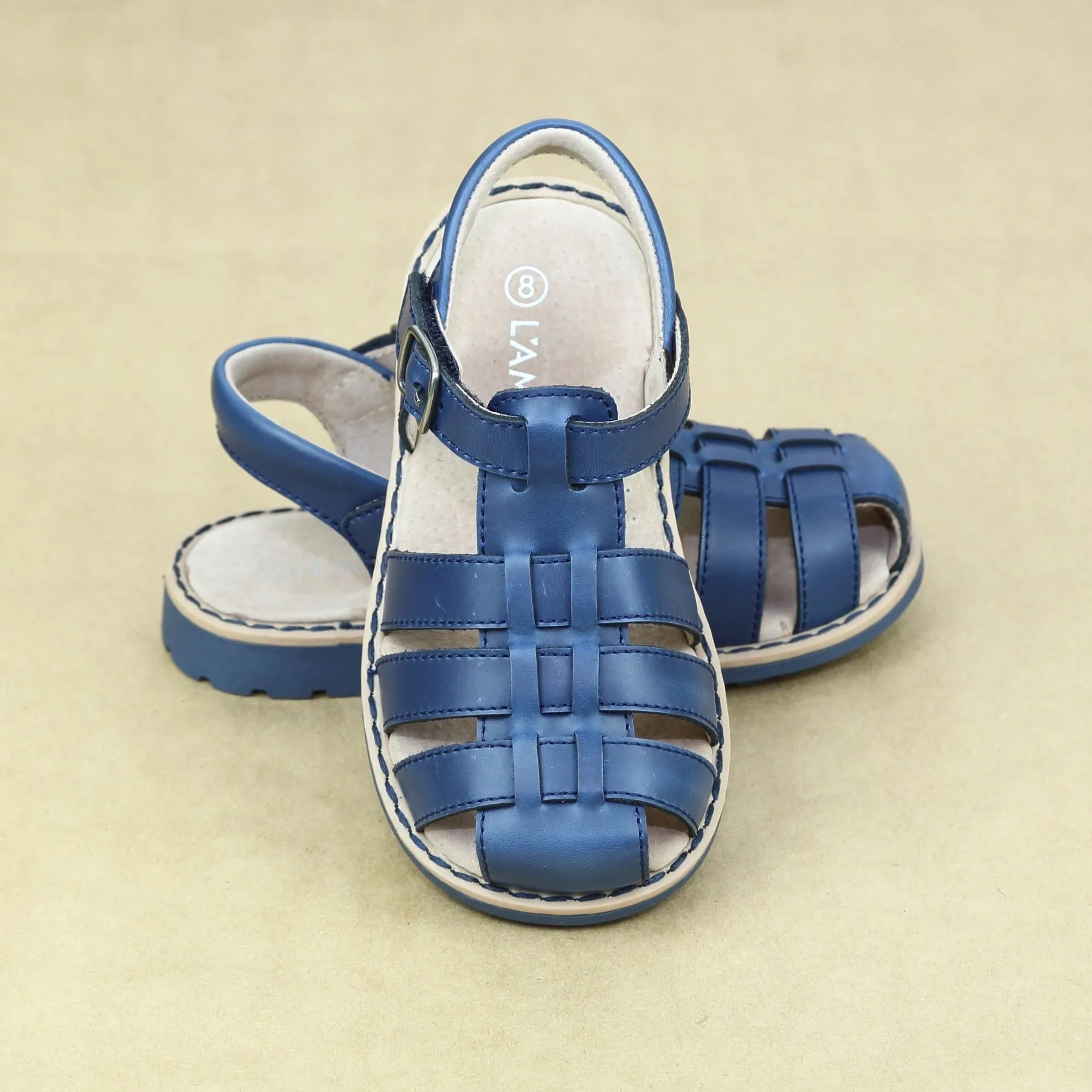 Boys Emerson Classic Leather Fisherman Sandal