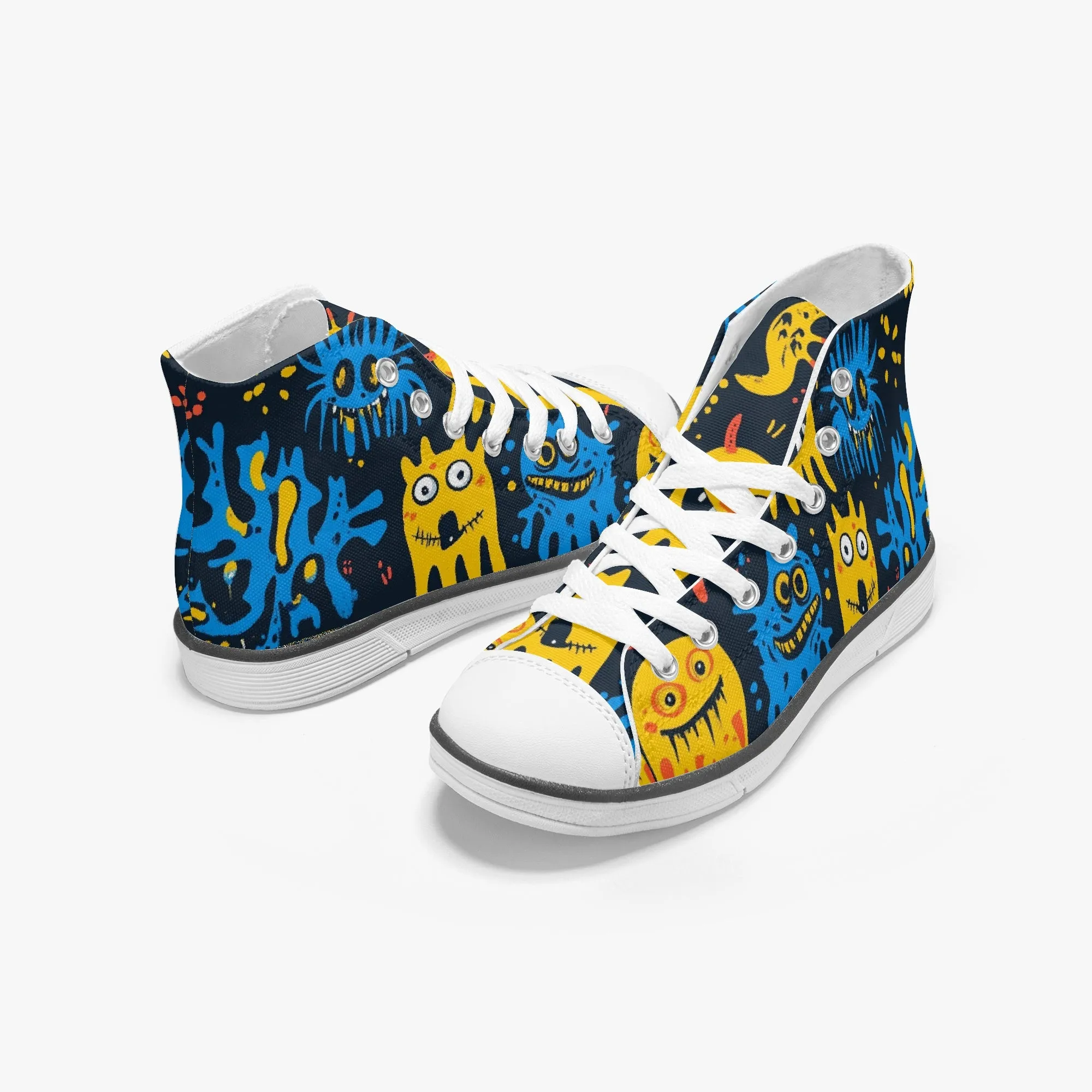 Boy's  High-Top Canvas Shoes