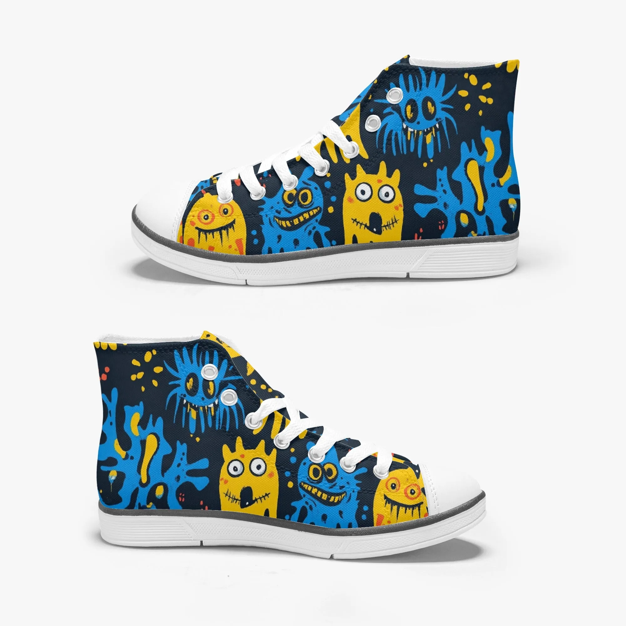 Boy's  High-Top Canvas Shoes
