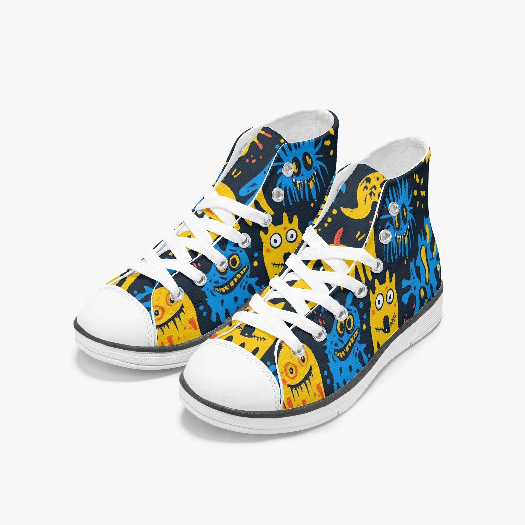Boy's  High-Top Canvas Shoes