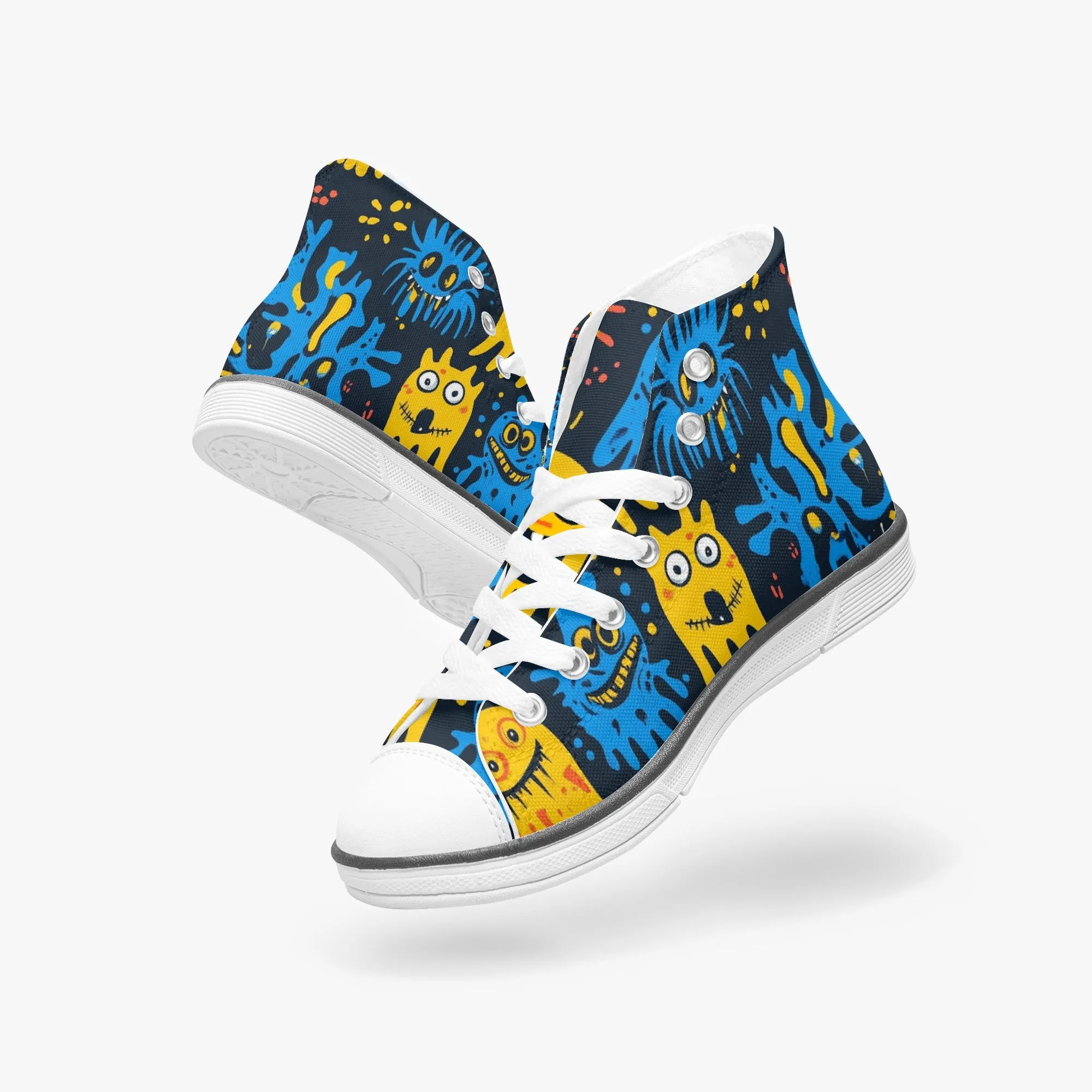 Boy's  High-Top Canvas Shoes