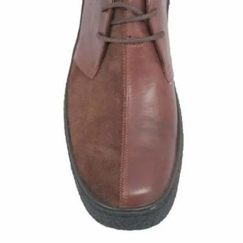 British Walkers Playboy Classic Split Toe Men's Brown Leather and Suede Ankle Boots